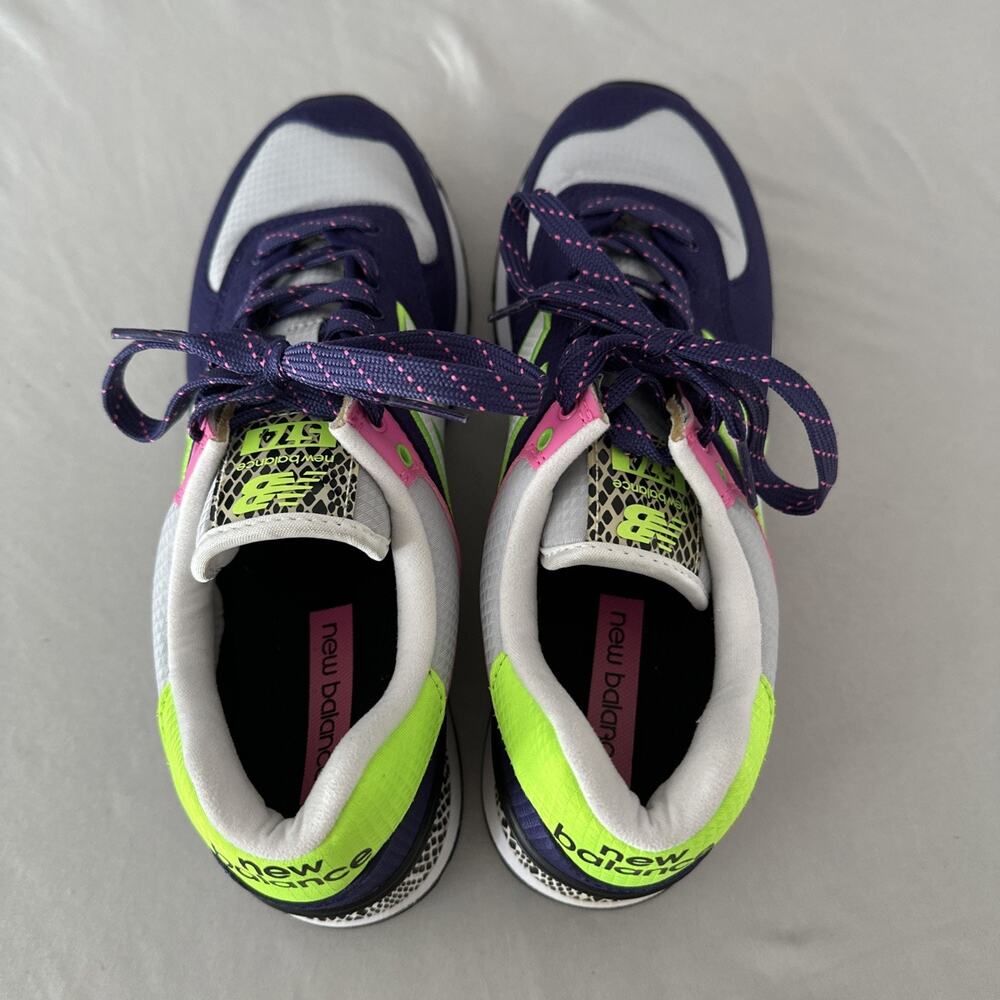 New Balance 574 Neon WL574JS Women’s Size 9 Multi Trainers - Picture 6 of 8